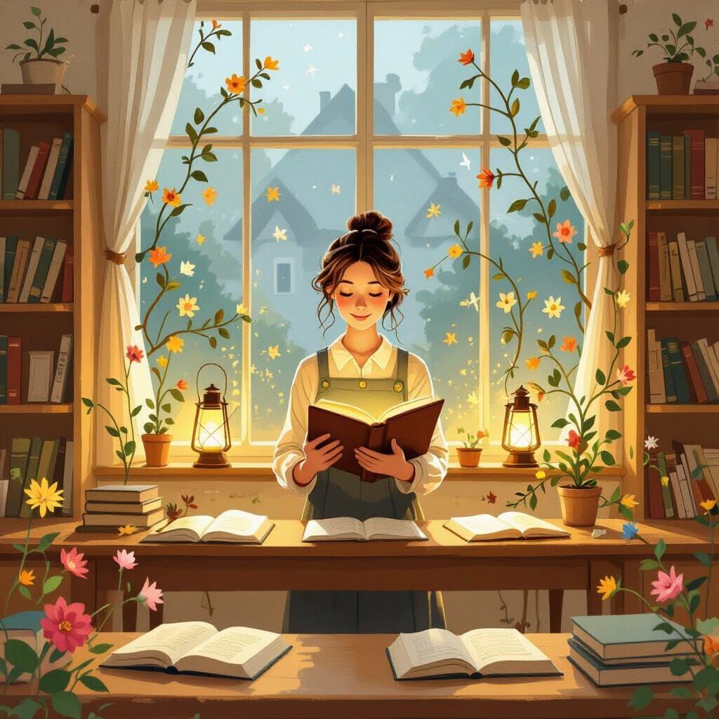 Teacher's Gift of Knowledge in Golden Classroom