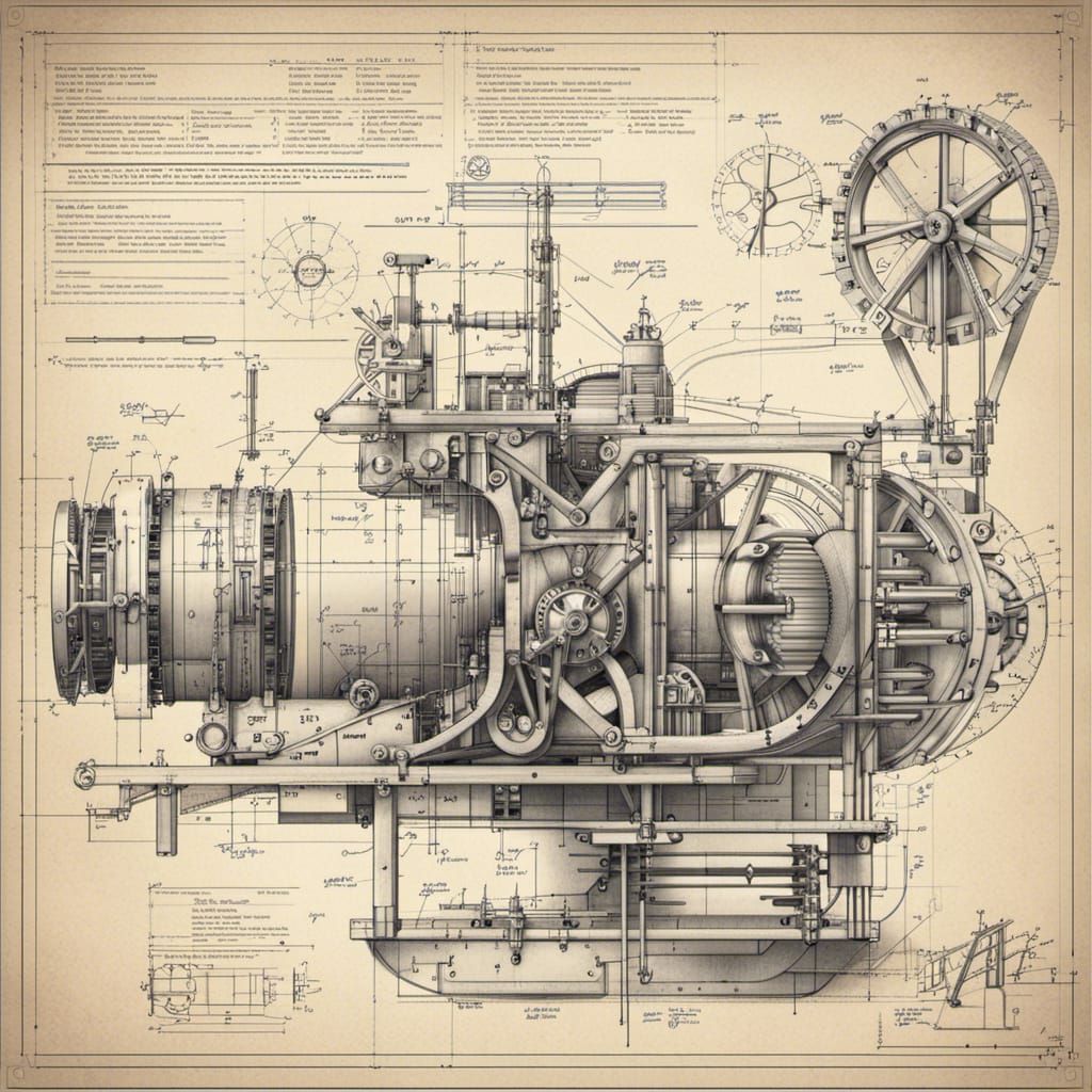 Detailed Blueprint of a Perpetual Motion Machine