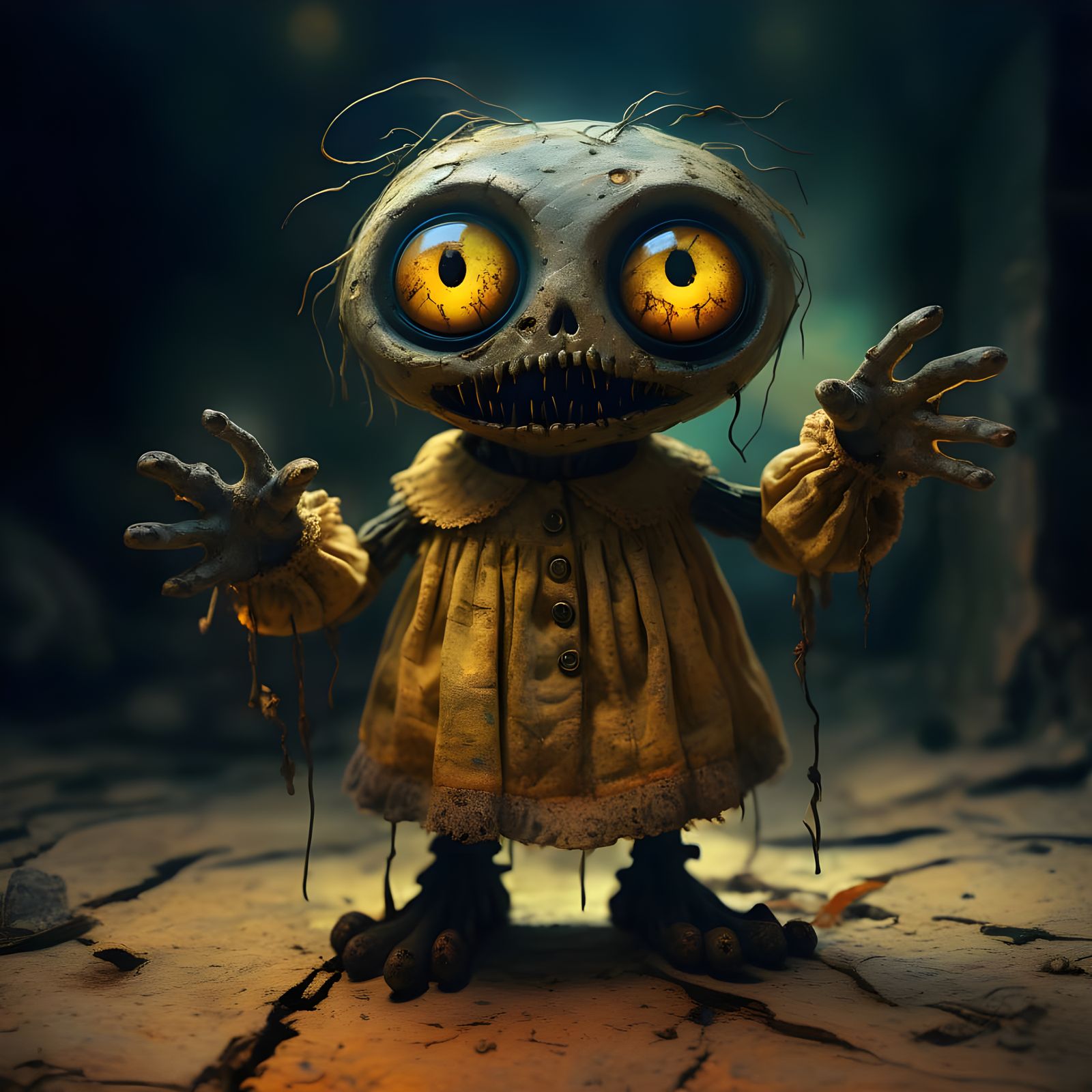 Weird and Strange AI-Generated Image