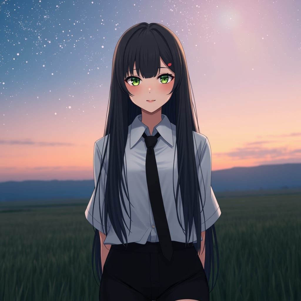 Enigmatic Bishounen Beauty at Twilight