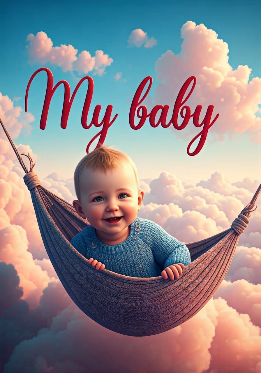 Fantasy Baby Concept Art in Vibrant Pastel Hues