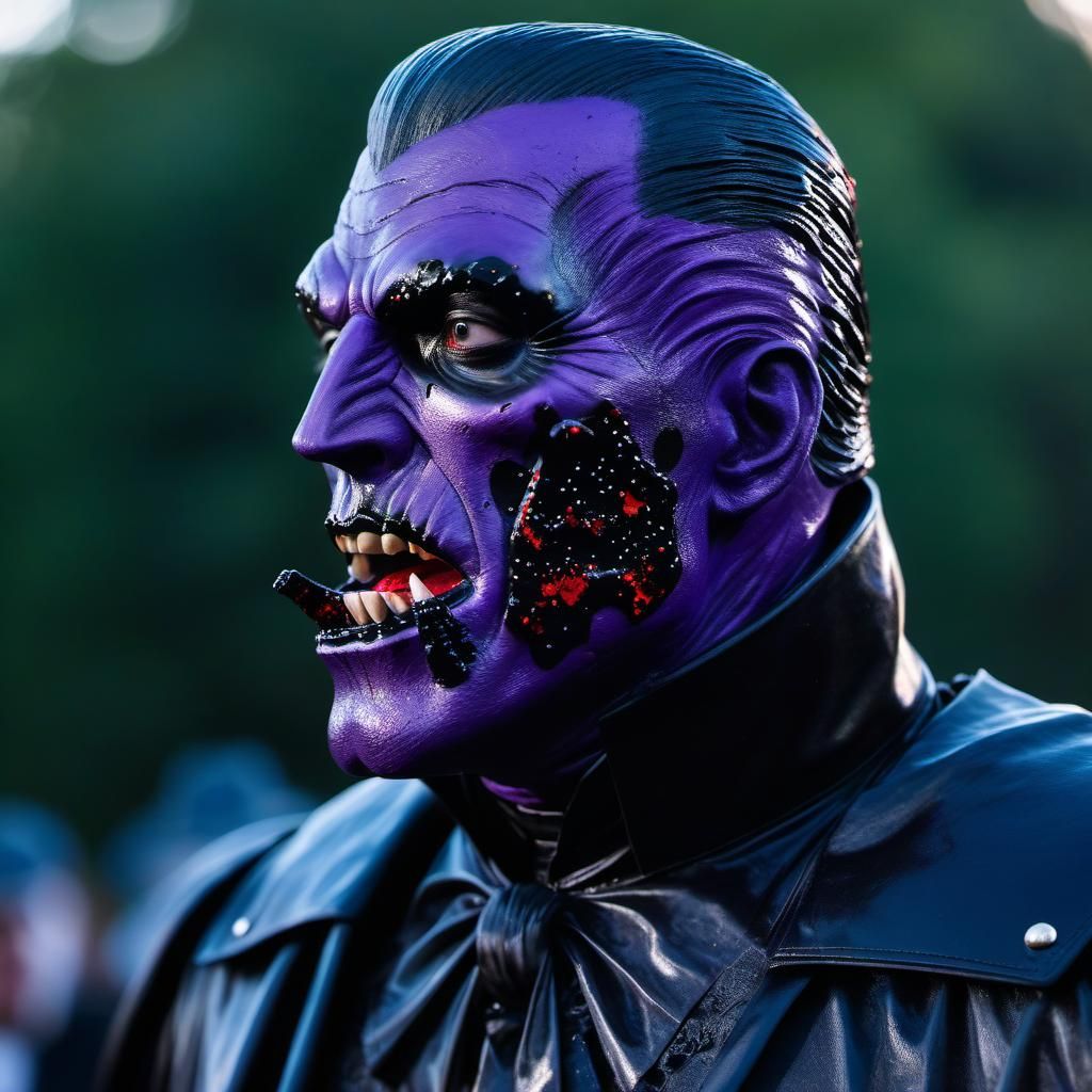 Headless Horseman in Latex Latness