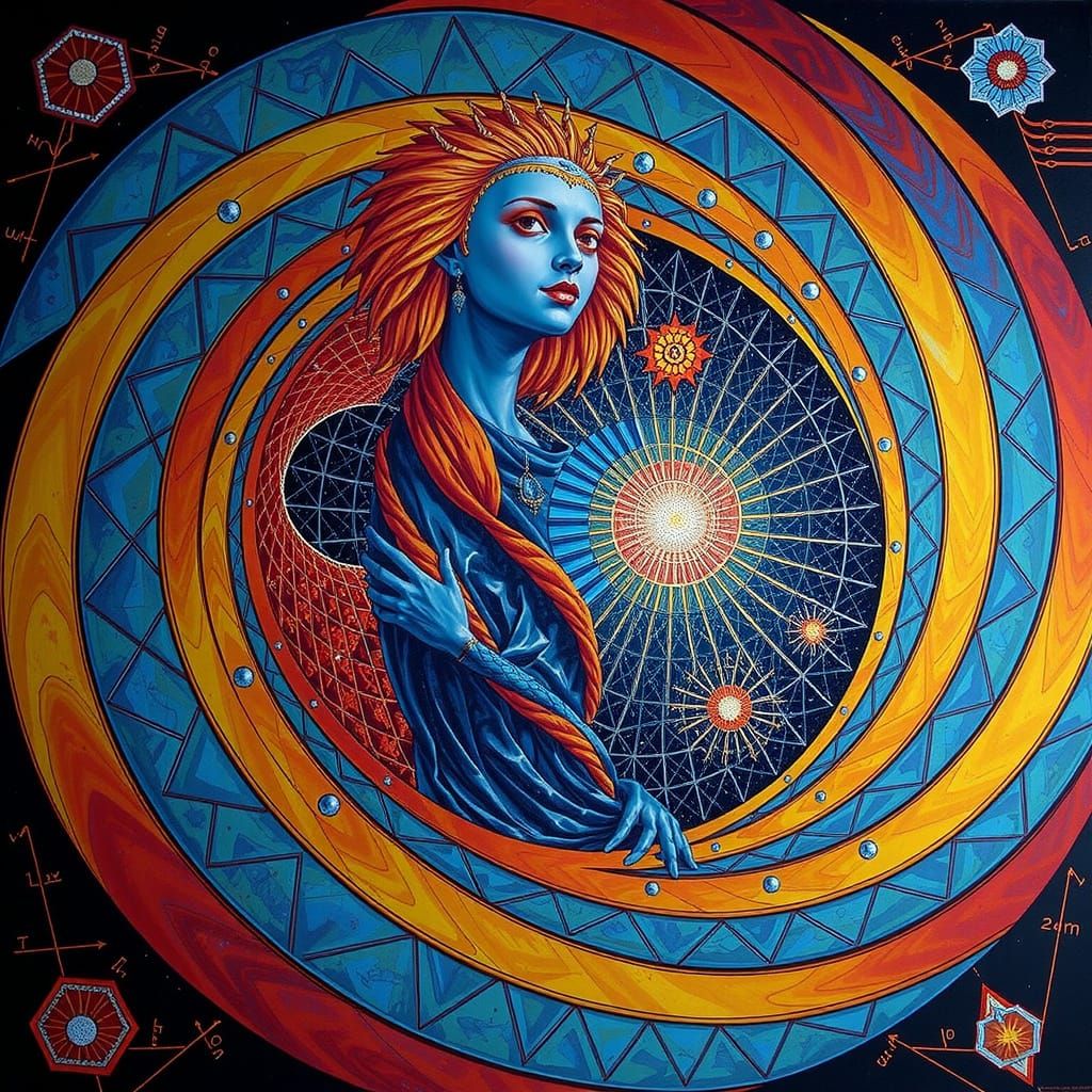 Abstract Geometric Curves and Spirals