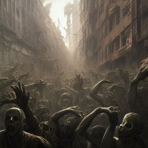 Zombies at the Window: Hyperdetailed Concept Art
