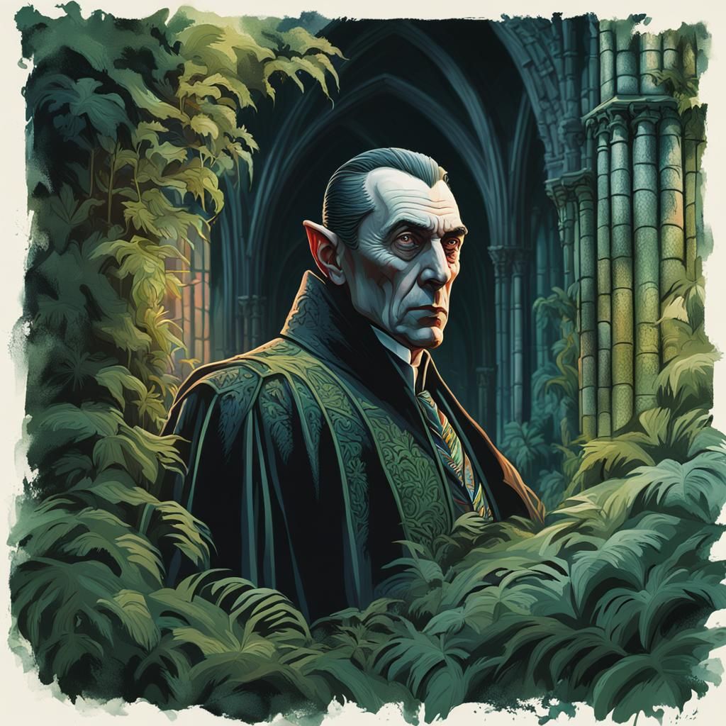 Dracula in Jungle-Infested Whitby Abbey
