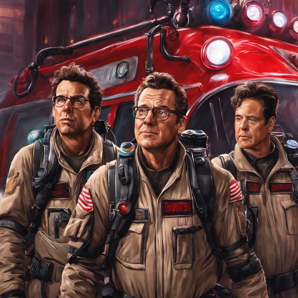 Hyperrealistic Ghostbusters Capture Ghosts: Epic Digital Pai...