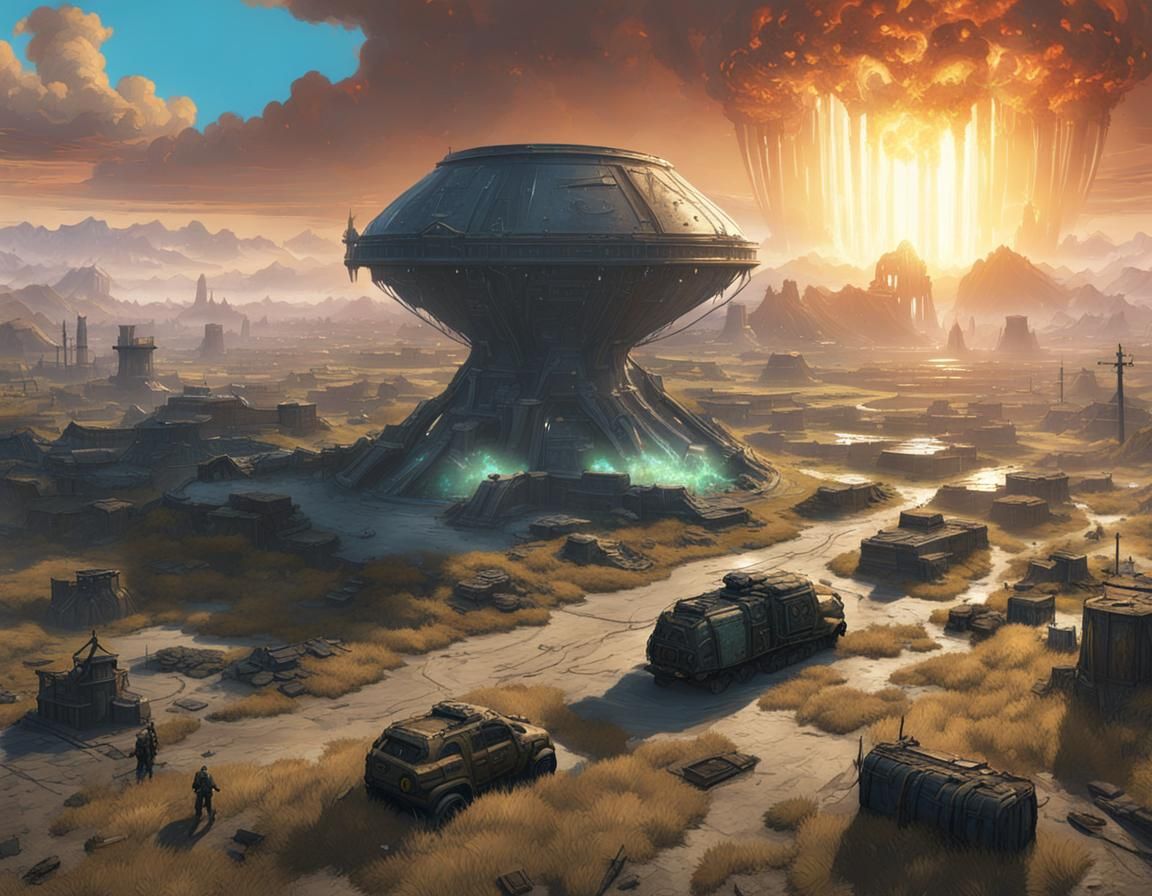 Nuclear Wasteland Apocalypse Inspired by Video Games