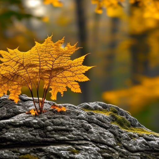 Hyperrealistic Autumn Scene in HDR
