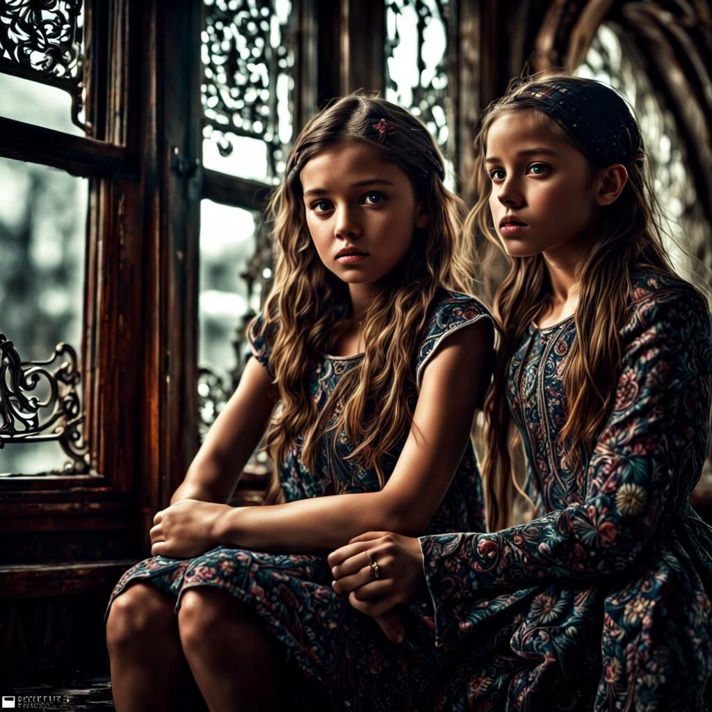 Hyperrealistic Girls with Intricate Details