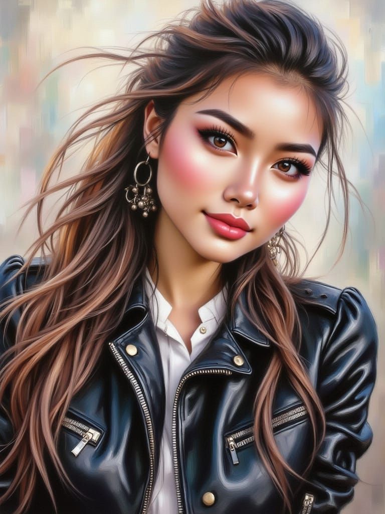 Elegant Businesswoman in Style of James Gurney