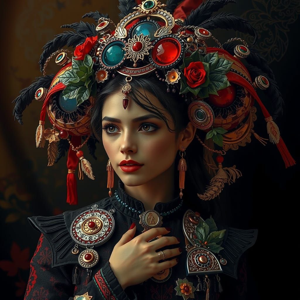 Sensuous Hyperrealism in Black, White, and Gold