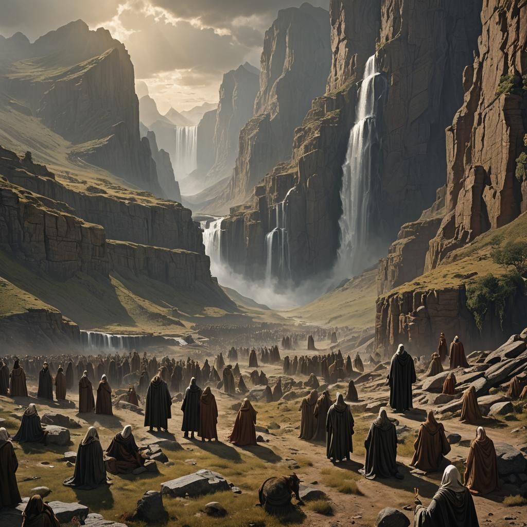 Eternal Verse: Matte Painting Inspired by Hebrews 1:11