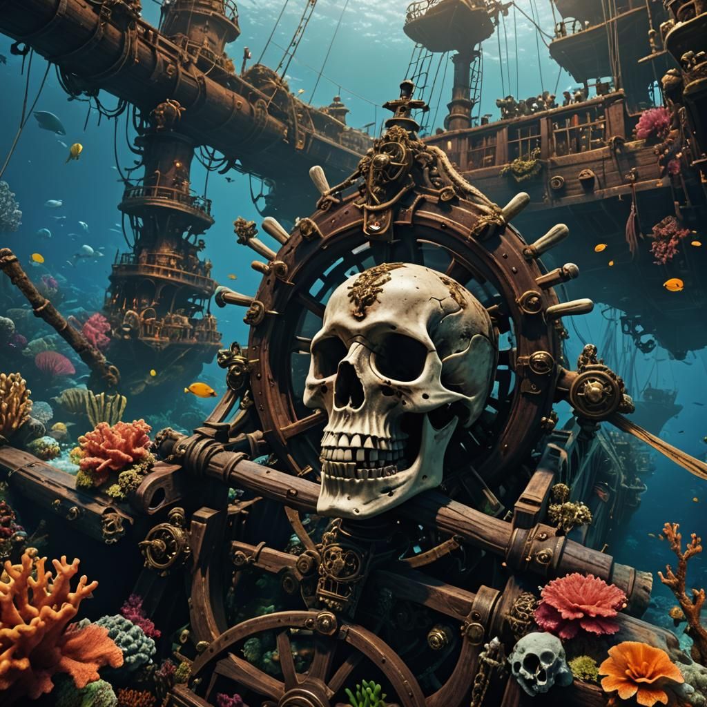 Haunted ancient submarine