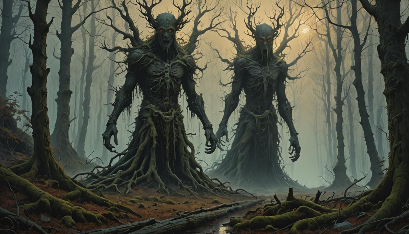 A vengeful spirit haunts the Whispering Woods.