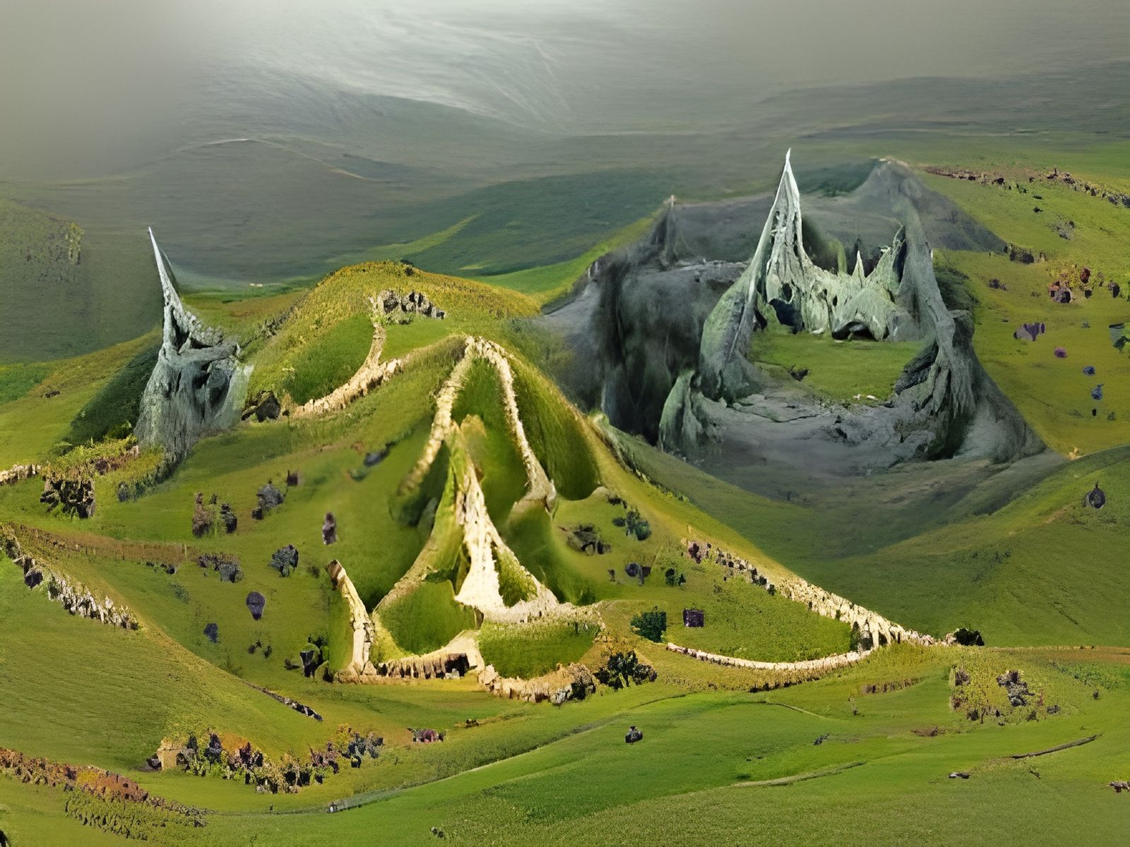 AI Image: The Hill of Sorcery