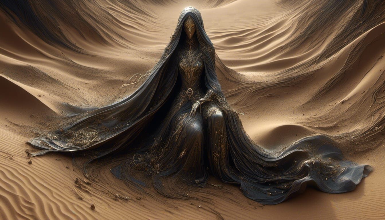 Arabian Princess Emerges from Desert Sands