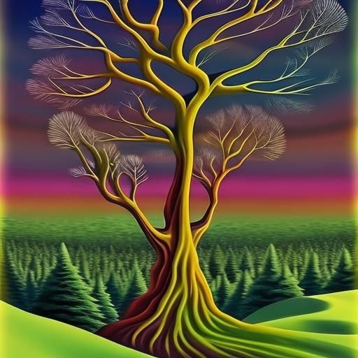 Abstract Fractal Trees