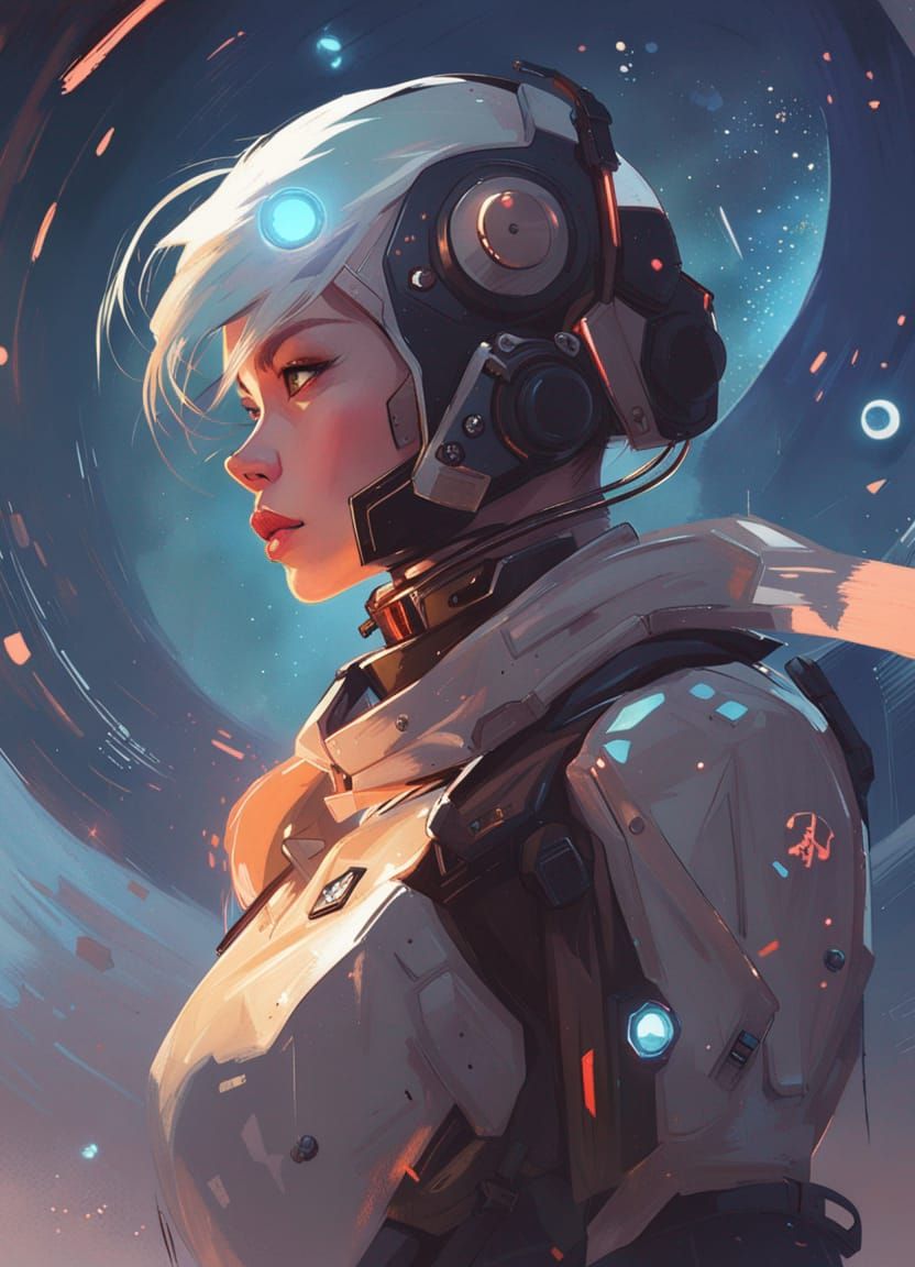 Celestial Valkyrie: Interstellar Concept Art