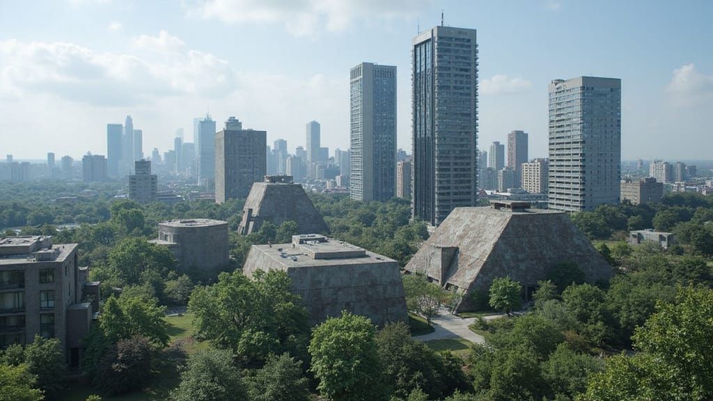 Stealth Cities Merge Modernism and Military Functionality