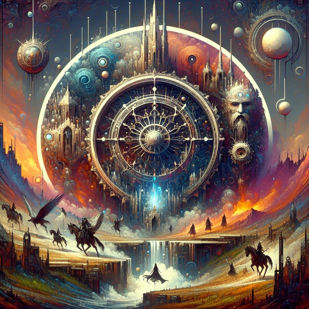 Fantastical Fusion: Medieval Meets Modern in Digital Art