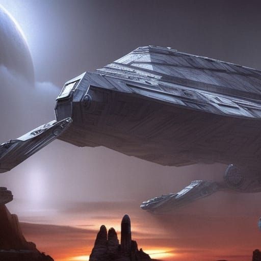 Epic Star Wars Digital Matte Painting