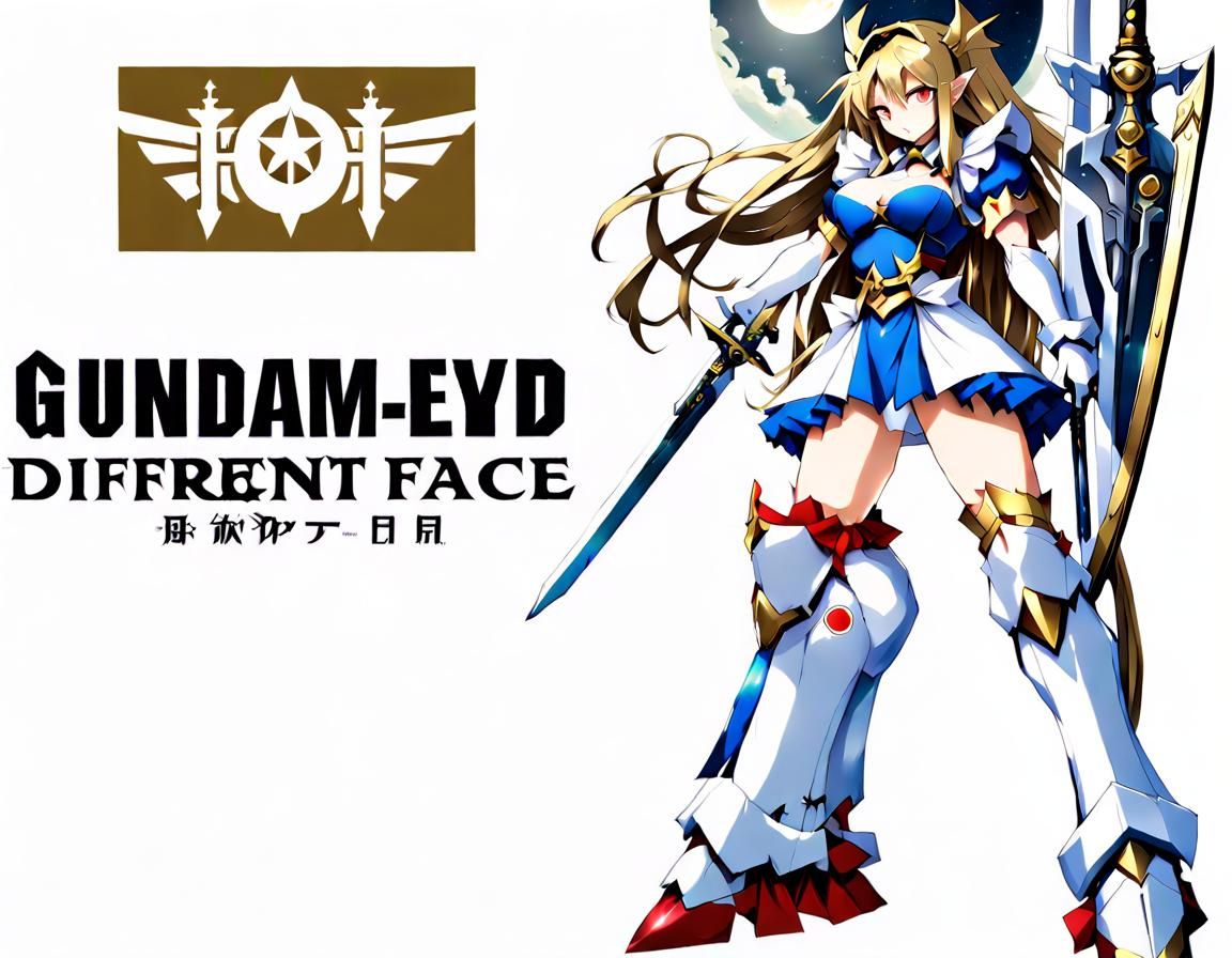 Anime Girls: Elf Maid and Gundam Girl at Castle