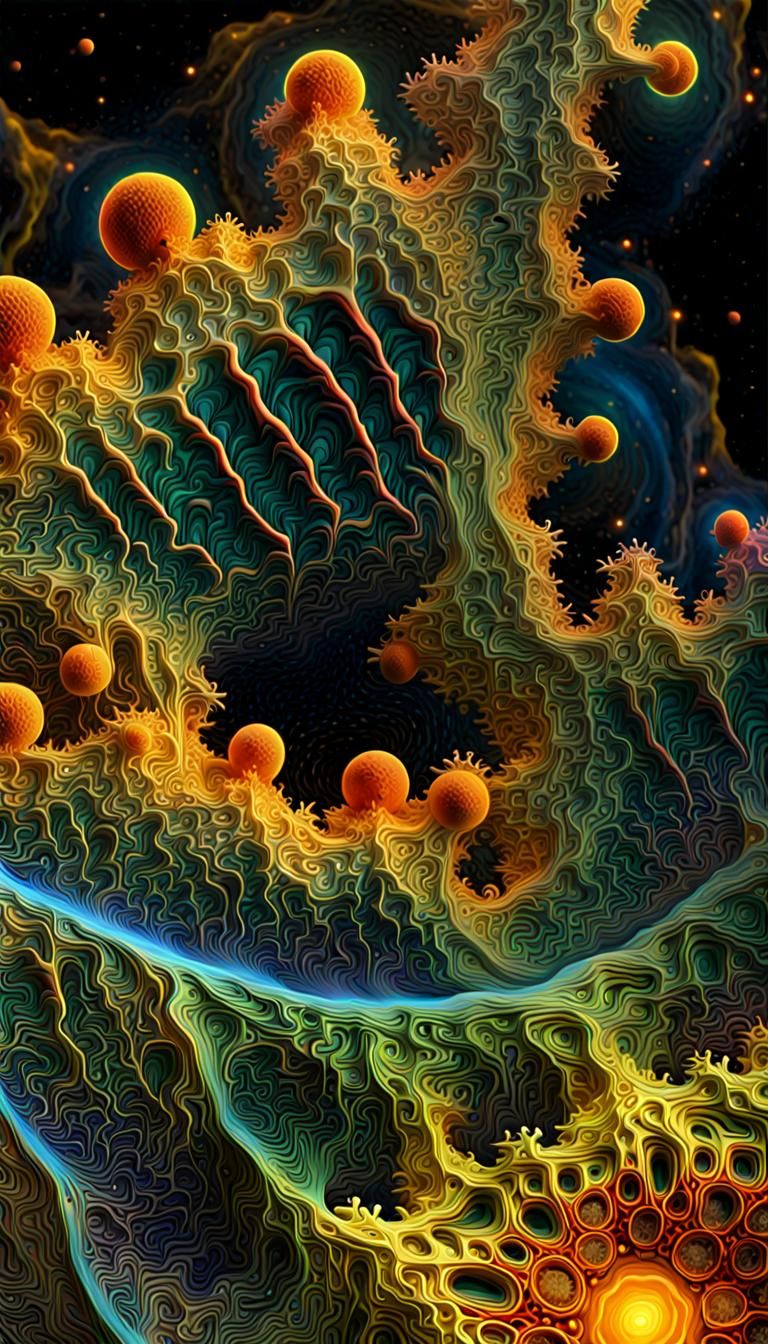 Cosmic Fractal Landscape: Prebiotic to Biotic Matter