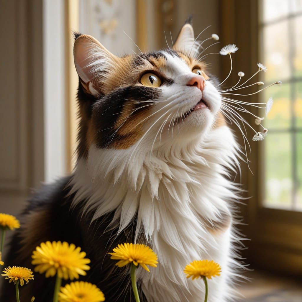 Dandelion whiskers...
