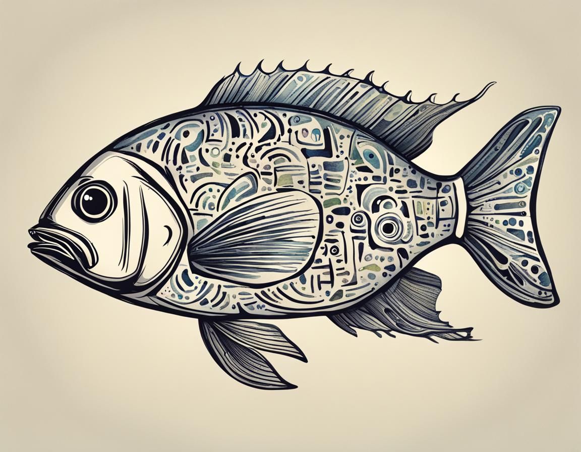 A Fish Made of Language