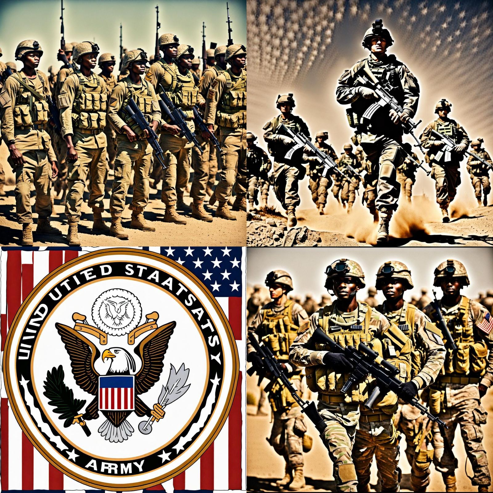 United States Army Image Generated by AI