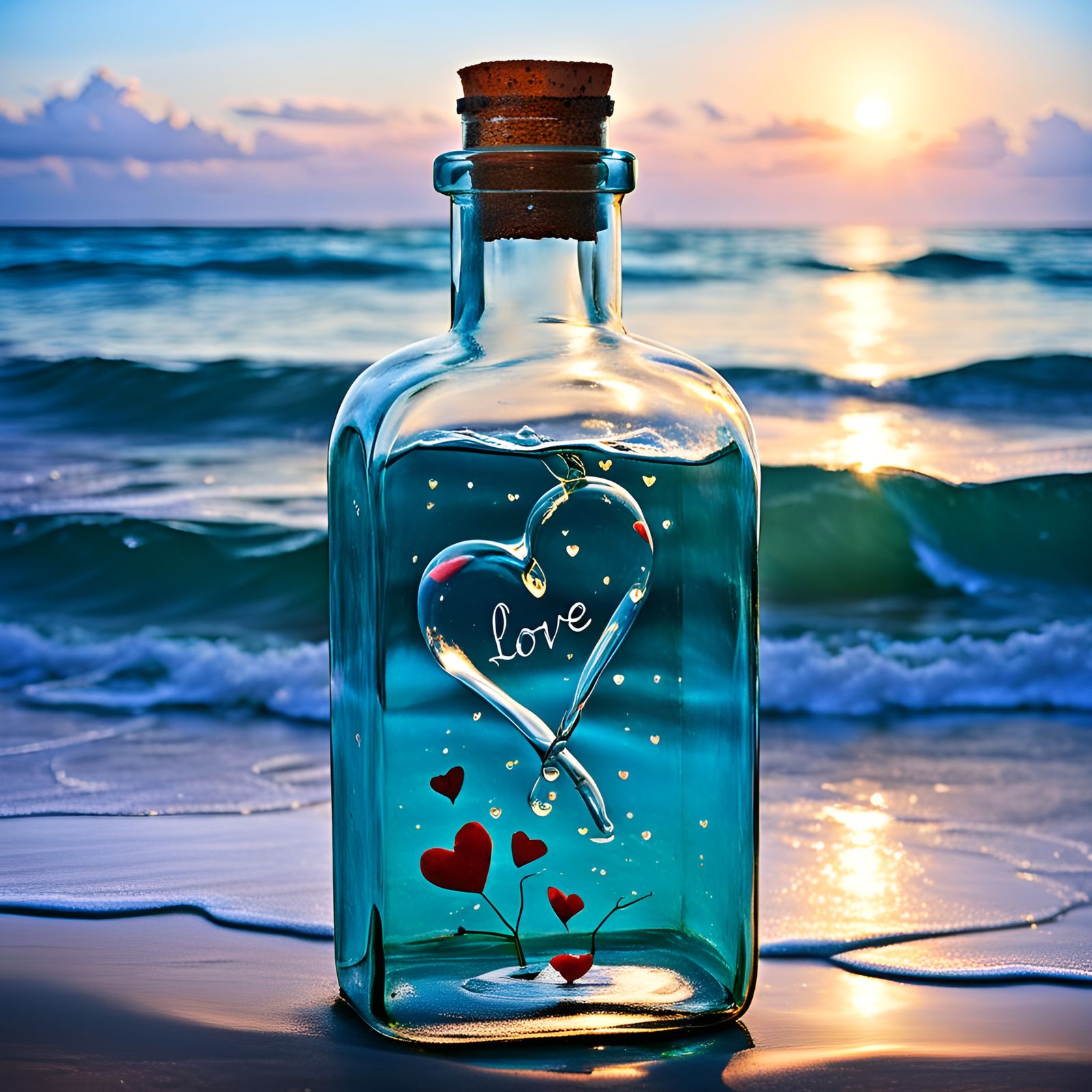 Love in a Bottle: Abstract Concept