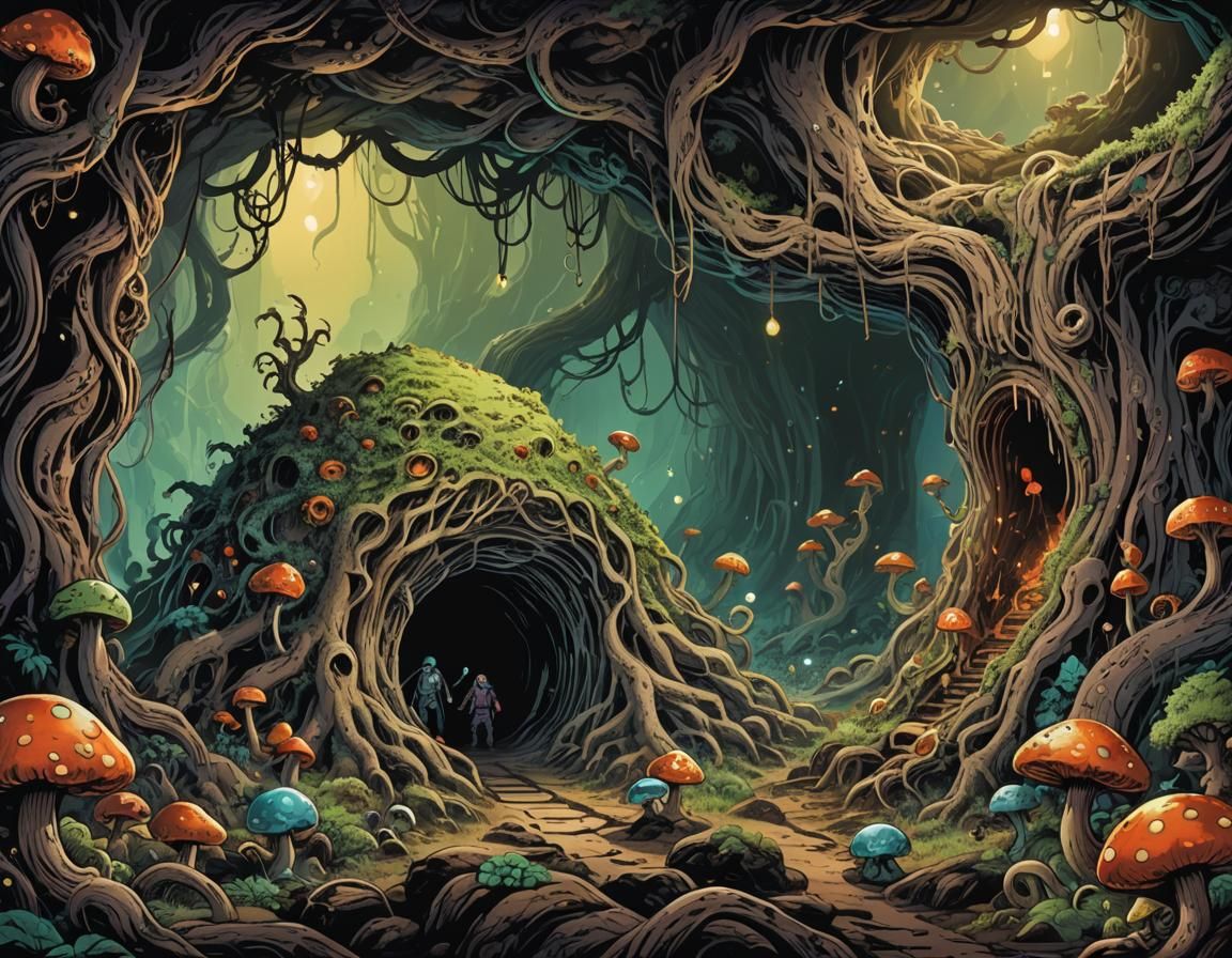 Cosmic Horror: Mole People in Subterranean Tunnels