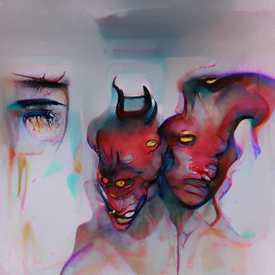 Menacing Demon from the Depths of Hell