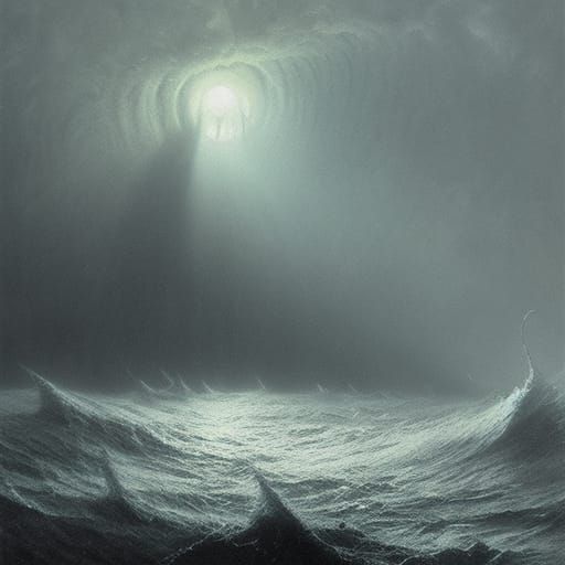 Horror Ocean Inspired by Gustave Doré