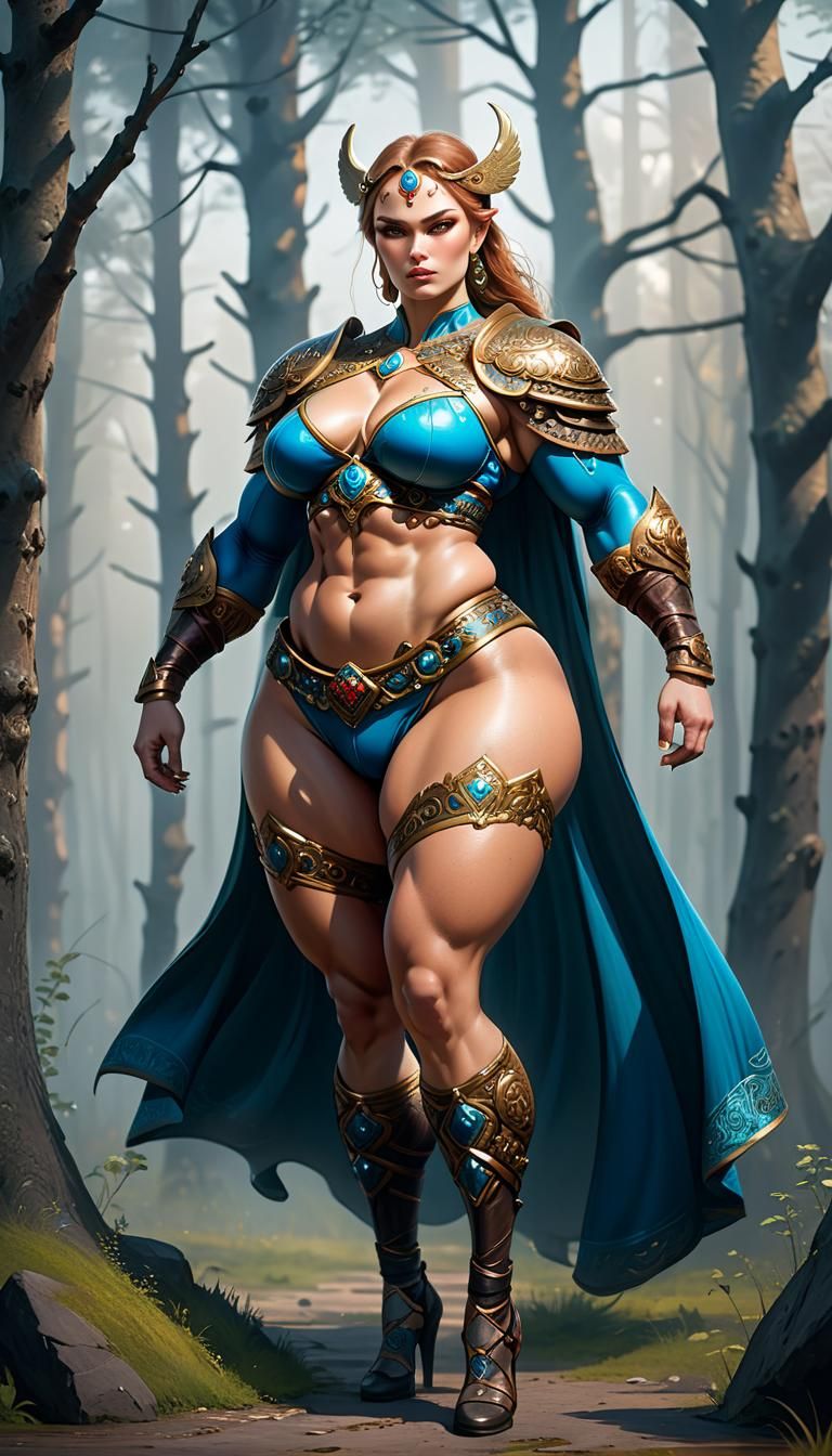 Sensual muscular bodacious beautiful Russian goddess, thick ...