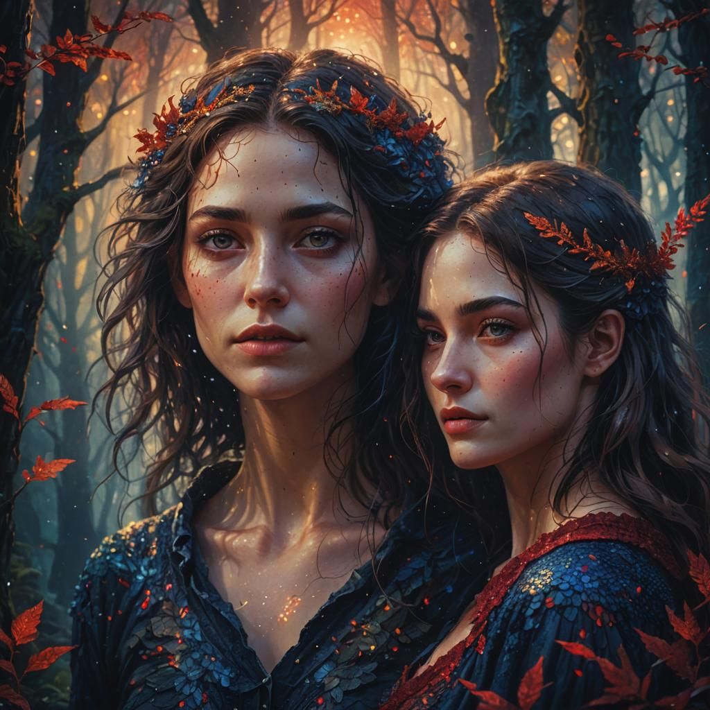 darkest romance, (Pointillism)