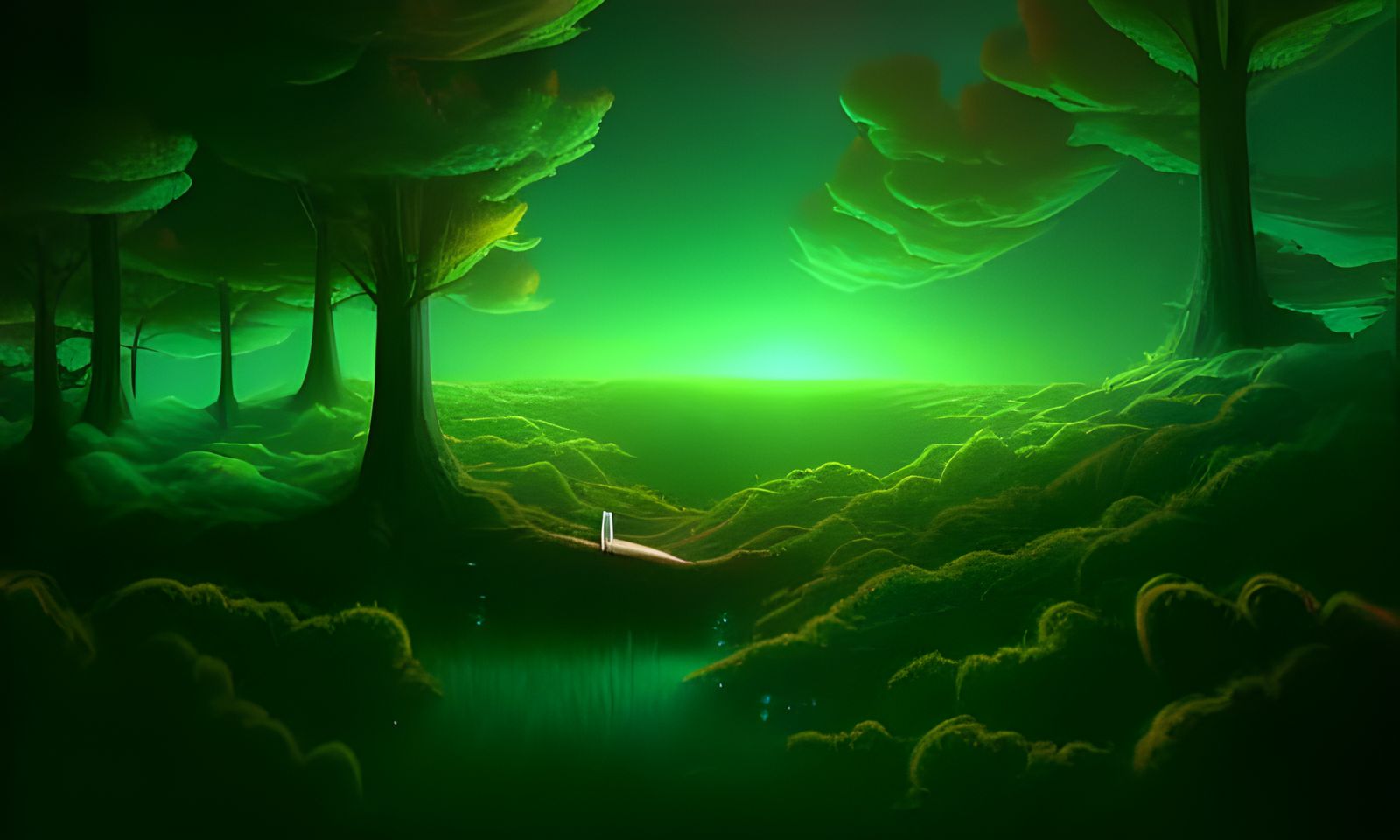 Vibrant Cosmic Landscape in Unreal Engine