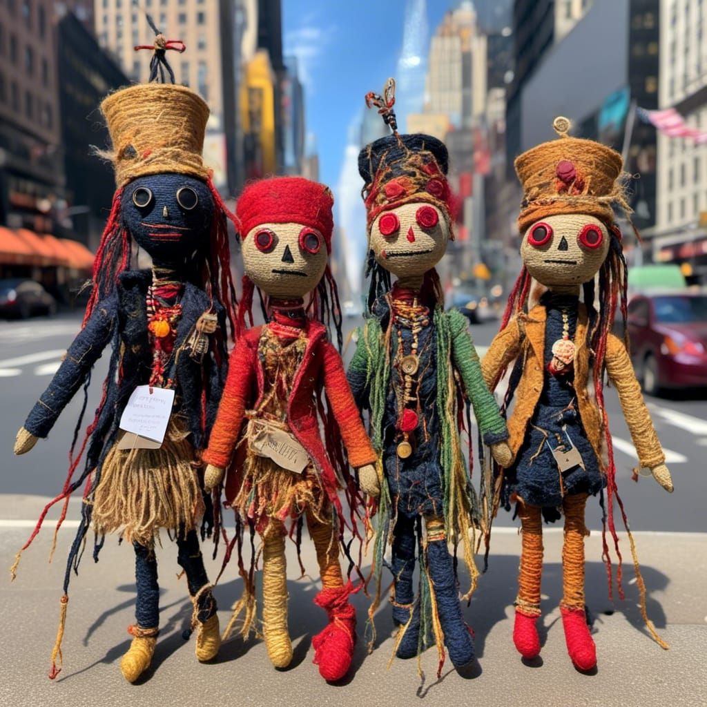 Voodoo Dolls Visit New York City