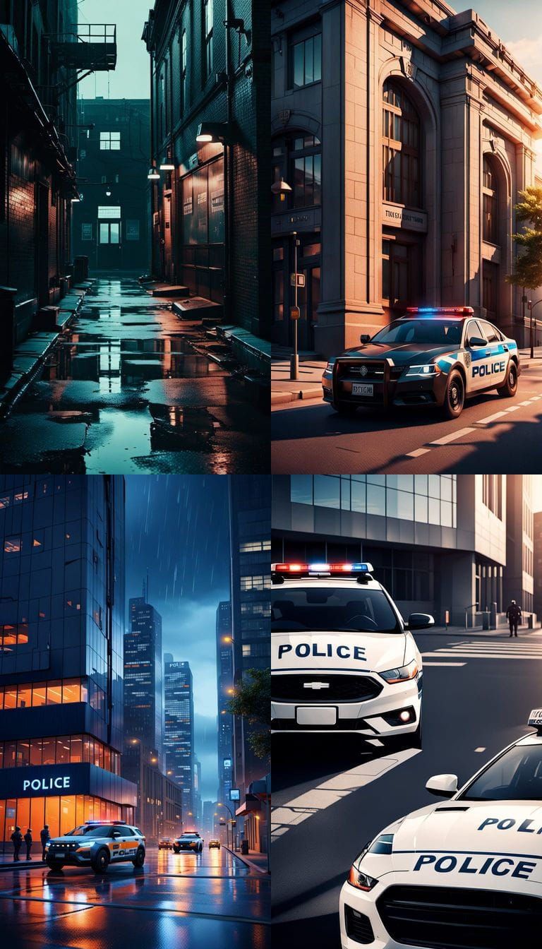 Police Station in Exact Location, Rendered in Realistic 3D