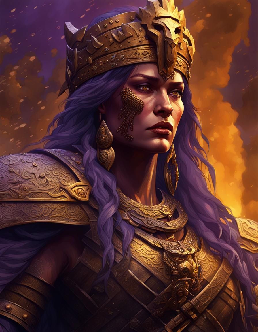 Bêlit: Hyborian Warrior Queen in Digital Art