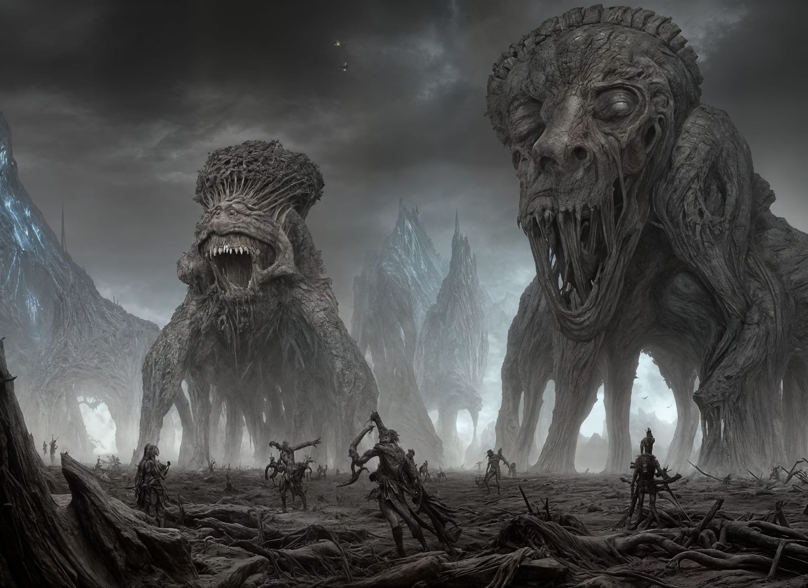 Epic Prehistoric Battle Between Man and Nephilim