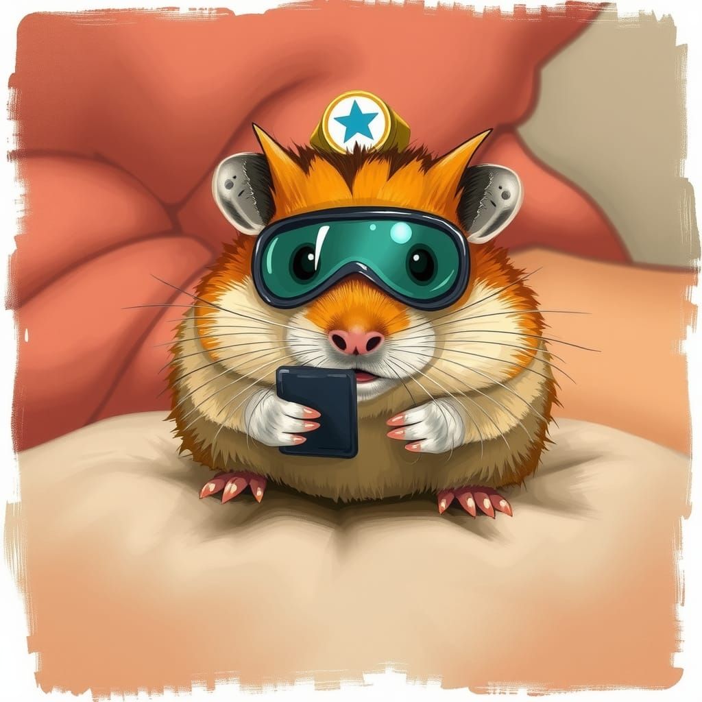 Hamster Government Informant AI Image