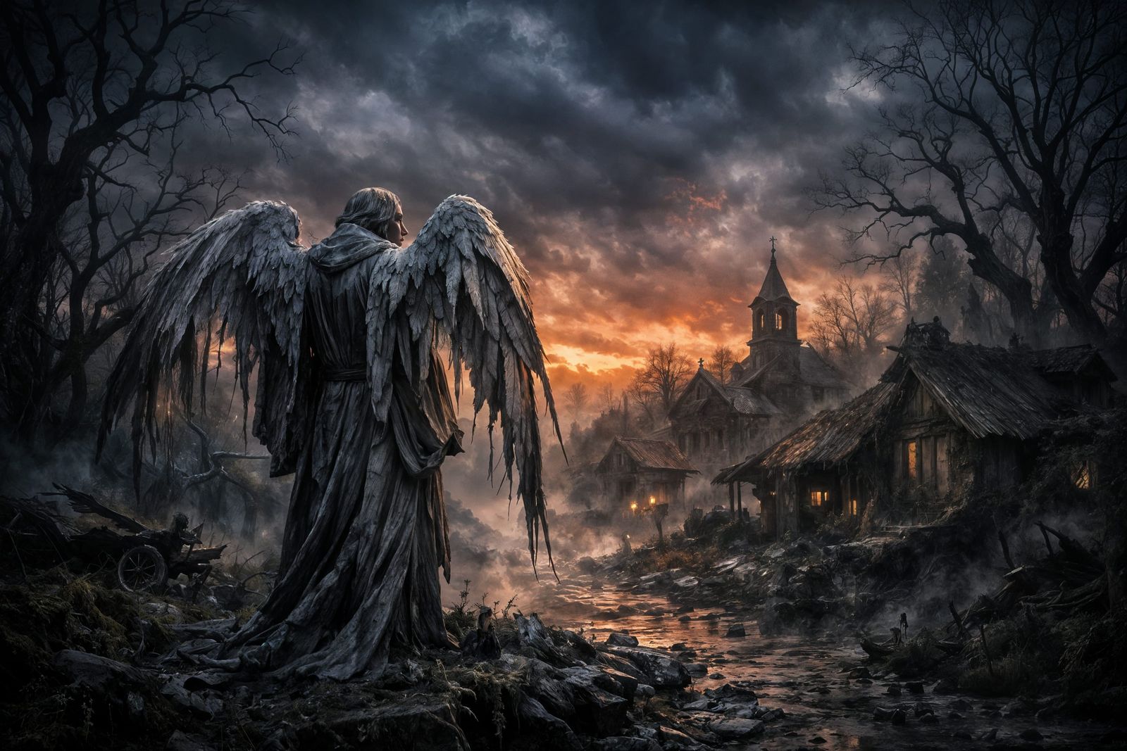 Even the cleanest angel will get dirty in a filthy place. But he must not lose sight of the vision.