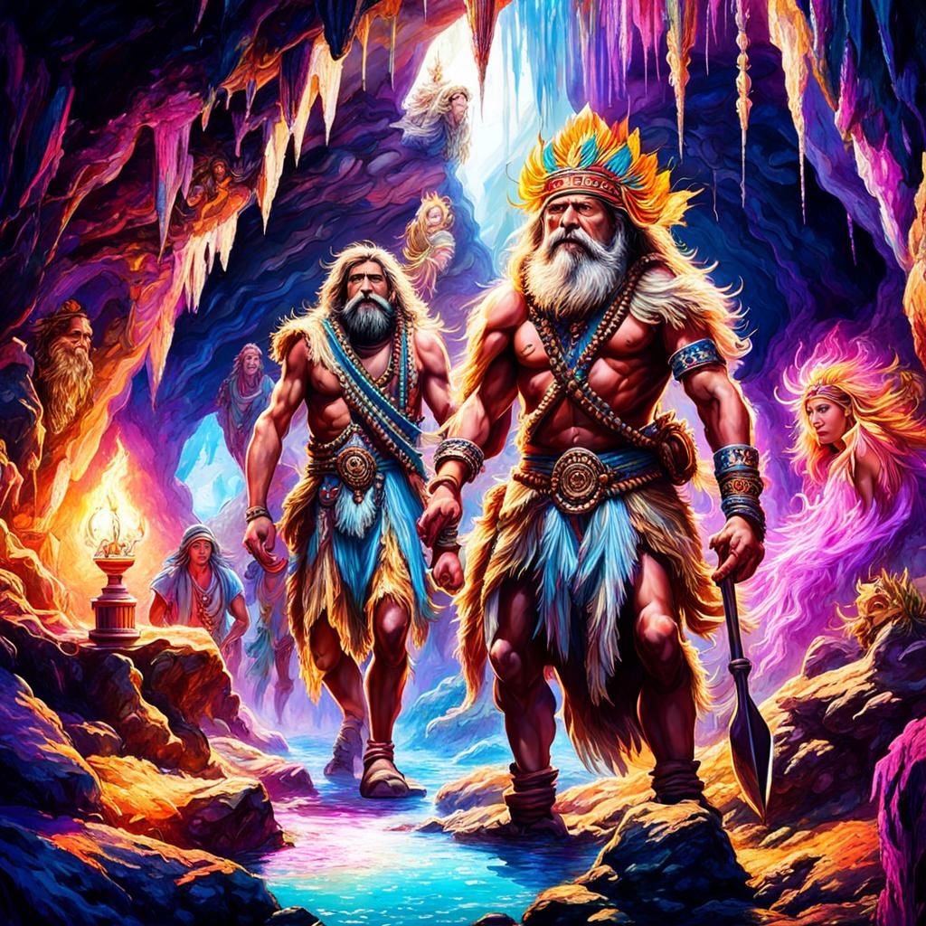 Cave Dwellers in a Cosmic Astral Cave