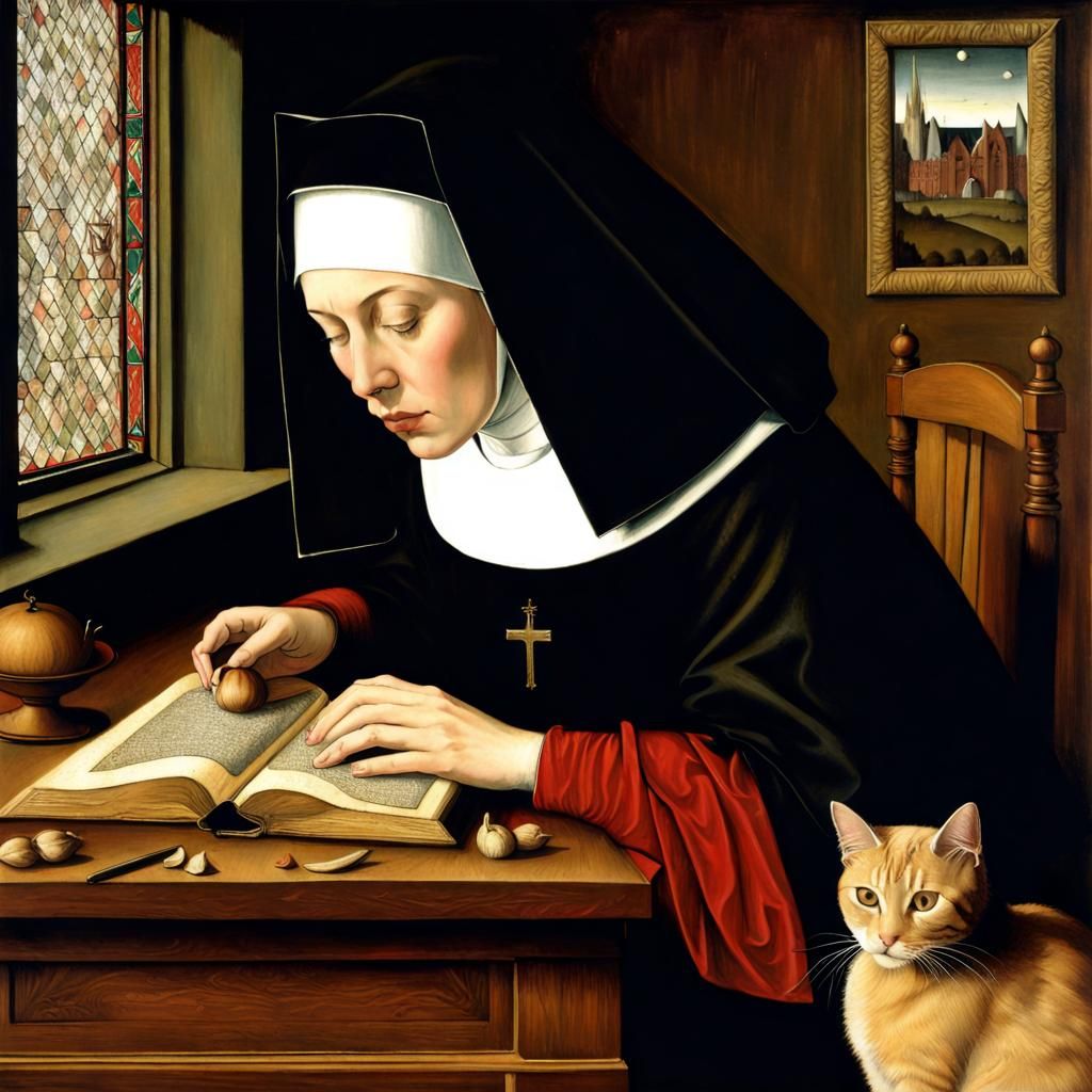 Julian of Norwich Contemplates the Hazel Nut Series