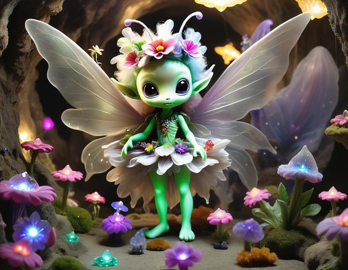 Fairy-Alien at Speleothem Dress-Up Party