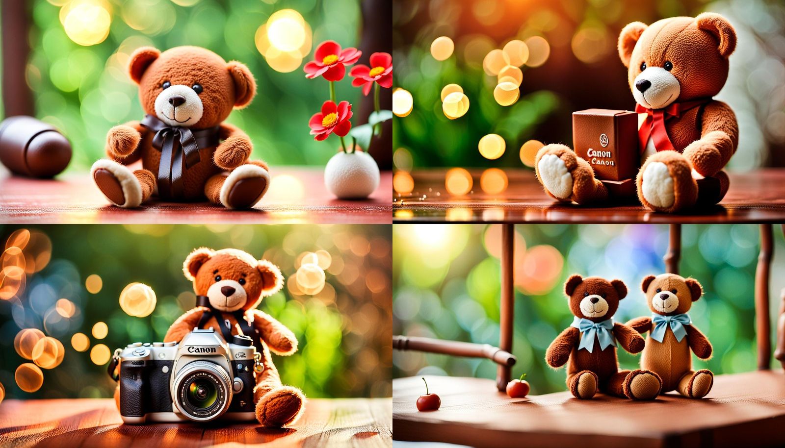 Heart Doll, Chocolate, and Gift in Room