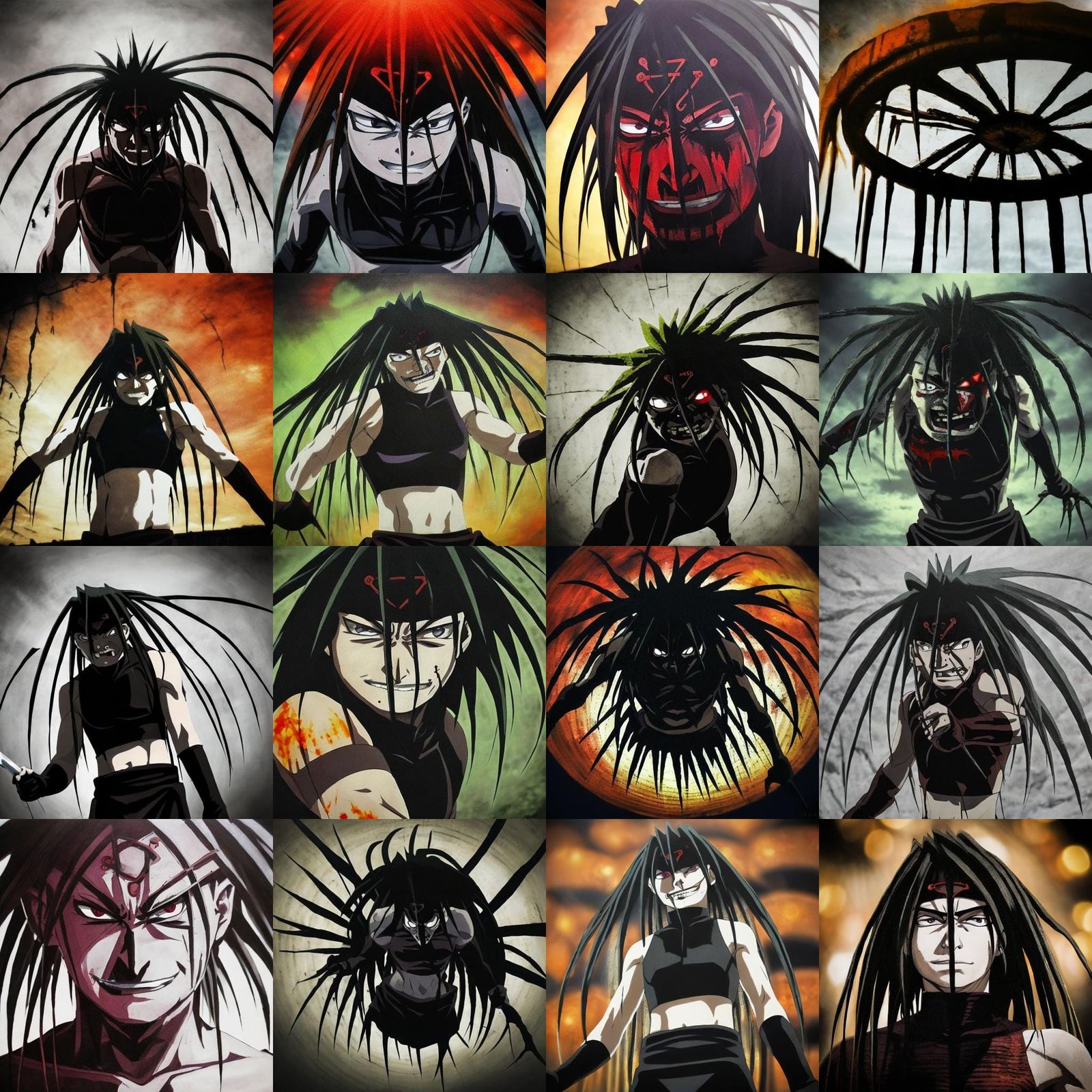 Evil Demon in Blood, HDR Professional Photography