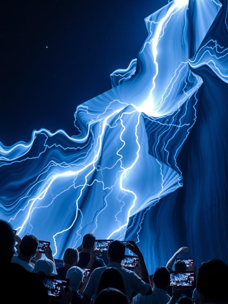 Surreal Conceptual Art Depicting Flux