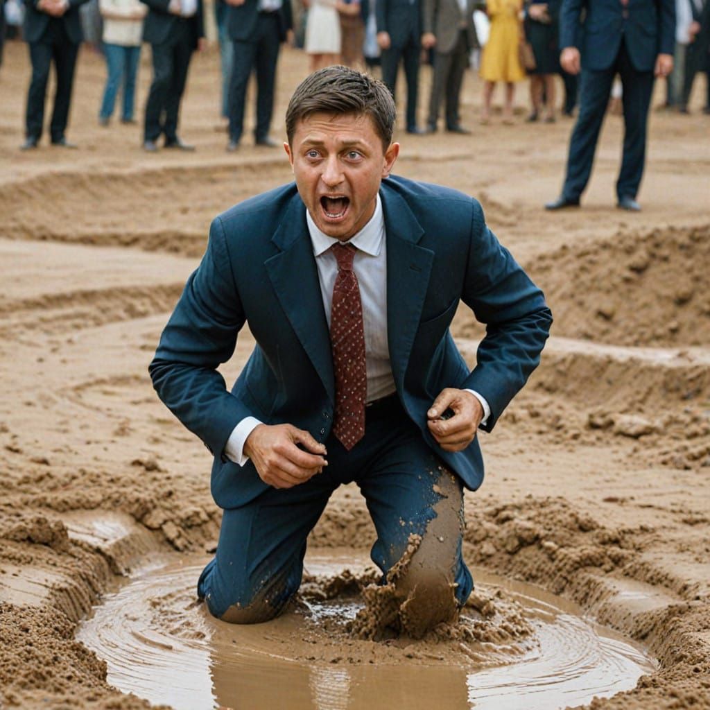 Leader Trapped in Creamy Quicksand